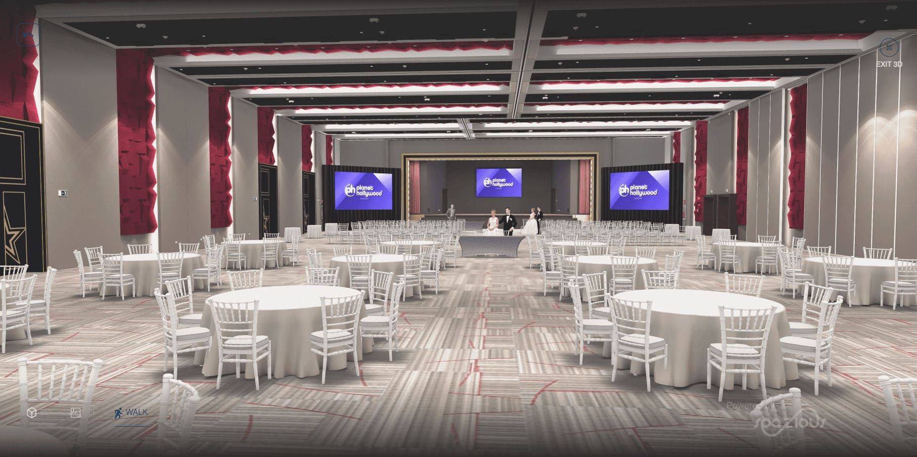 Using a 3D floor plan software for events and meetings