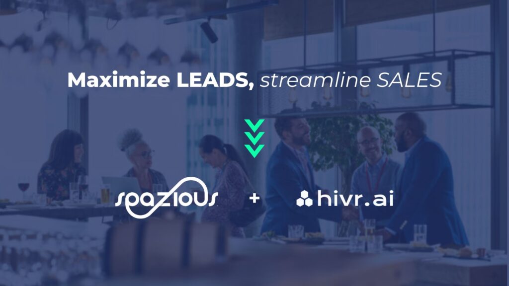 Spazious partners with hivr.ai to boost group and event sales